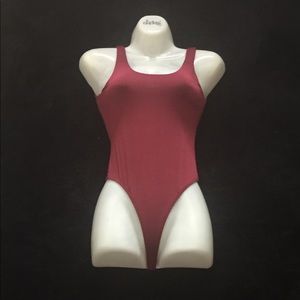 Cherry red bodysuit